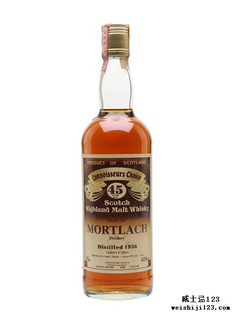  Mortlach 193645 Year Old Connoisseurs Choice
