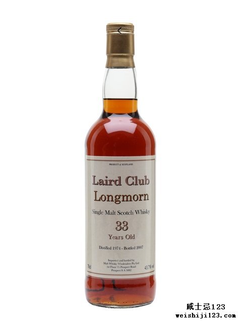  Longmorn 197433 Year Old Sherry Cask Laird Club