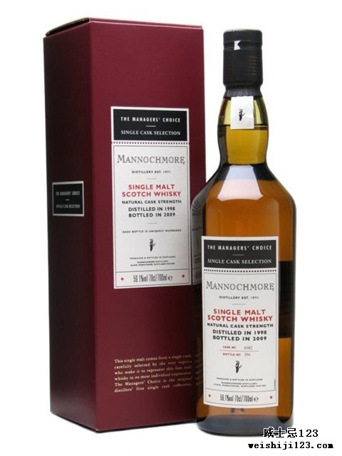  Mannochmore 1998Managers' Choice Sherry Cask