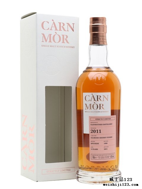  Glenrothes 20119 Year Old Sherry Finish Carn Mor Strictly Limited