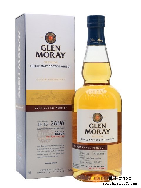  Glen Moray 200613 Year Old Madeira Cask Project