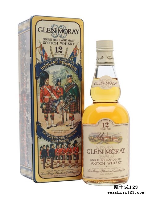  Glen Moray 12 Year OldBot.1980s The Queen's Own Cameron