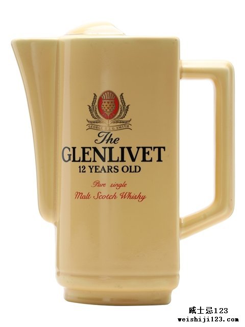  Glenlivet 12 Years OldCream Large Water Jug