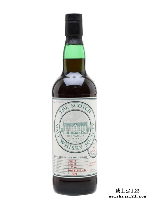  SMWS 9.39 (Glen Grant)1972 33 Year Old