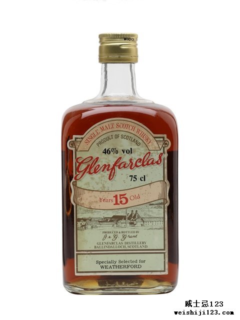  Glenfarclas 15 Year OldBot.1980s Selected for Weatherford