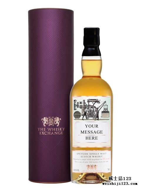 Personalised 21 Year Old Scotch Whisky