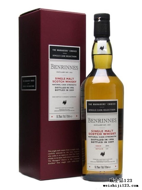  Benrinnes 199612 Year Old Managers' Choice