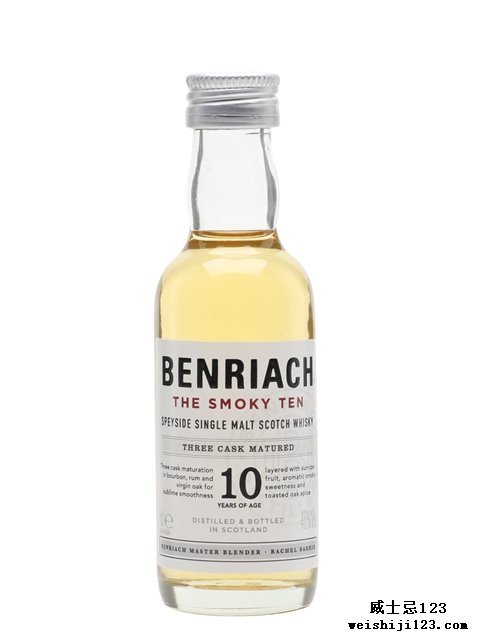  Benriach The Smoky Ten10 Year Old Miniature