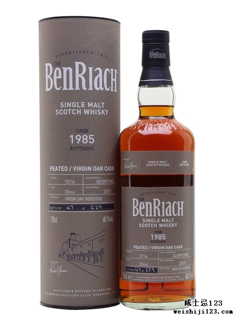  Benriach 198533 Year Old Cask #7214 Batch 16