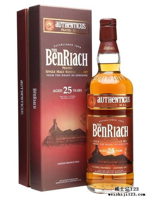  Benriach 25 Year OldAuthenticus Peated Malt
