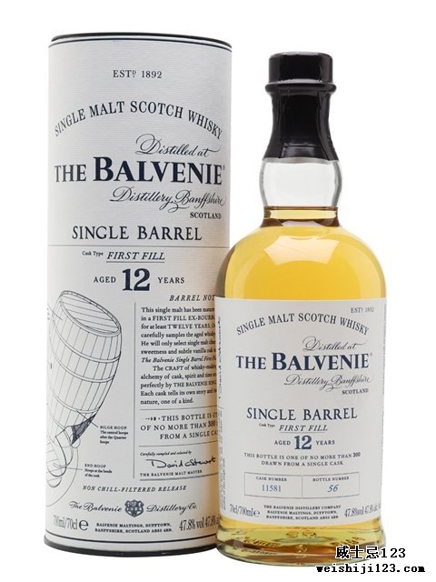  Balvenie 12 Year OldSingle Barrel First Fill