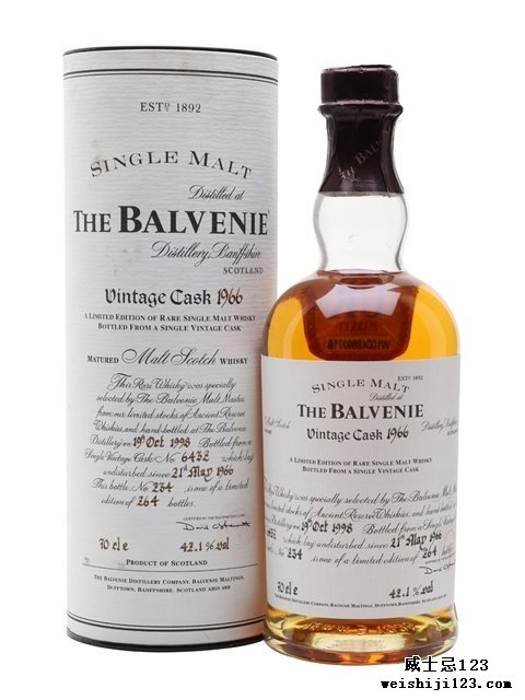 Balvenie 196632 Year Old Cask #6432