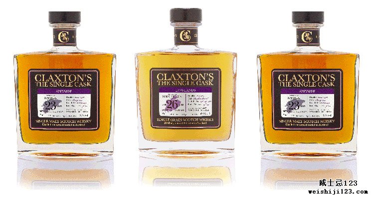 Claxton的2019年夏季单一麦芽威士忌发布，包括Benraich，Ardmore和Glen Moray