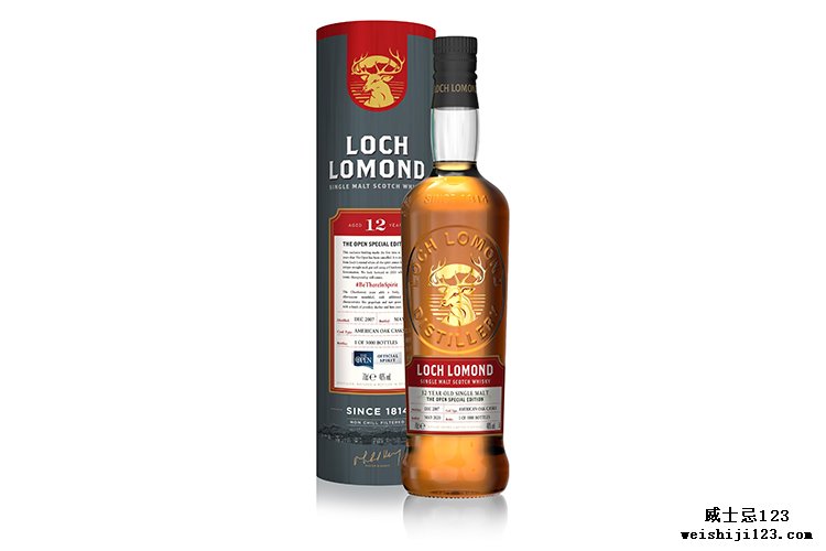 洛蒙德湖威士忌向第149次公开赛致敬：独立蒸馏器增加了特别版，以纪念12Year Old的威士忌