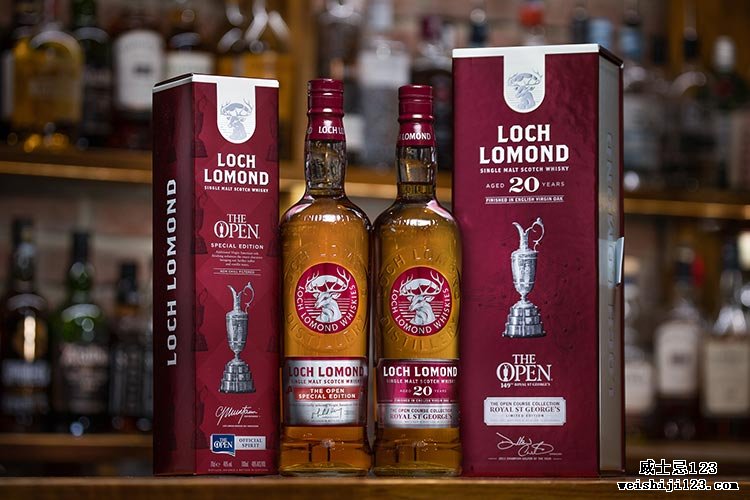 洛蒙德威士忌（Loch Lomond）威士忌限量发行149场英国公开赛