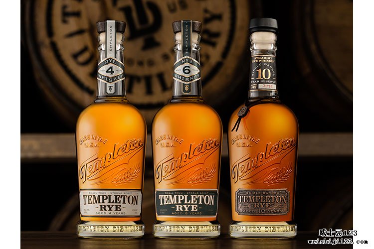 Templeton Distillery在提升其全球足迹的同时推出了新的瓶子和品牌设计 