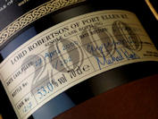 威士忌的标签-罗伯逊勋爵Ardbeg酿酒厂