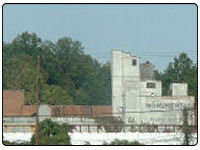 兰斯当的雄伟酿酒厂的旧照片。 该酒厂于1972年关闭