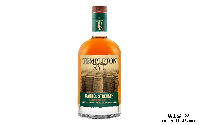 介绍Templeton Rye桶装直黑麦威士忌