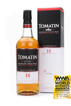 Tomatin 18Year Old获得世界威士忌奖