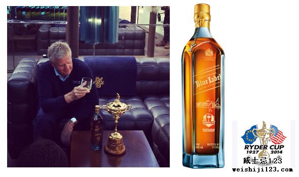 尊尼获加（Johnnie Walker）？ 和科林·蒙哥马利（Colin Montgomerie）推出尊尼获加（Johnnie Walker）？ BlueLabel®Ryder Cup限量版-2014年6月9日