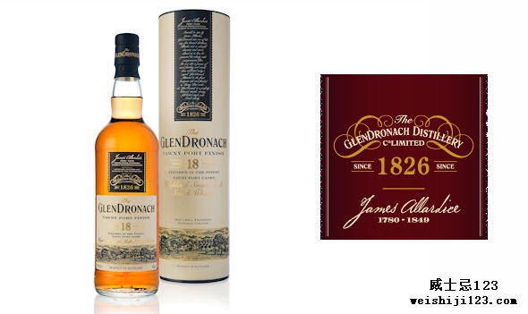 GlenDronach推出18Year Old的黄褐色港口涂装