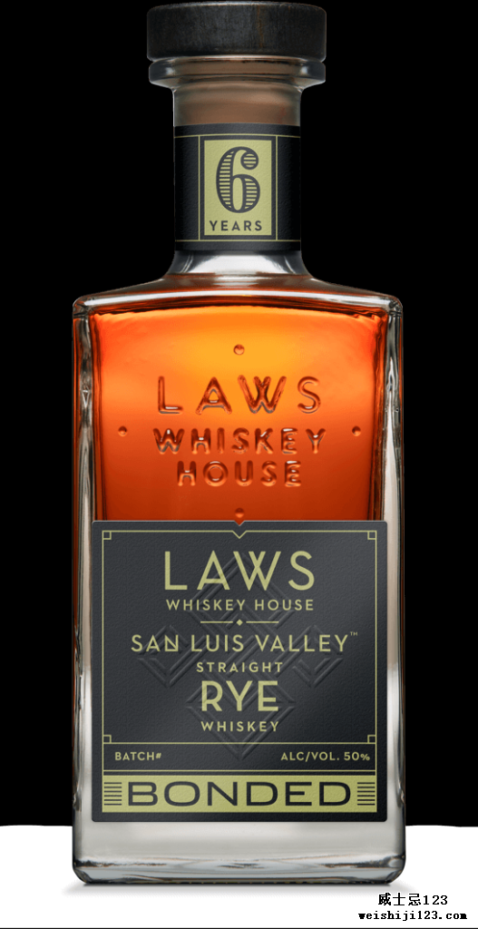 Laws - Straight Rye Whiskey Bonded