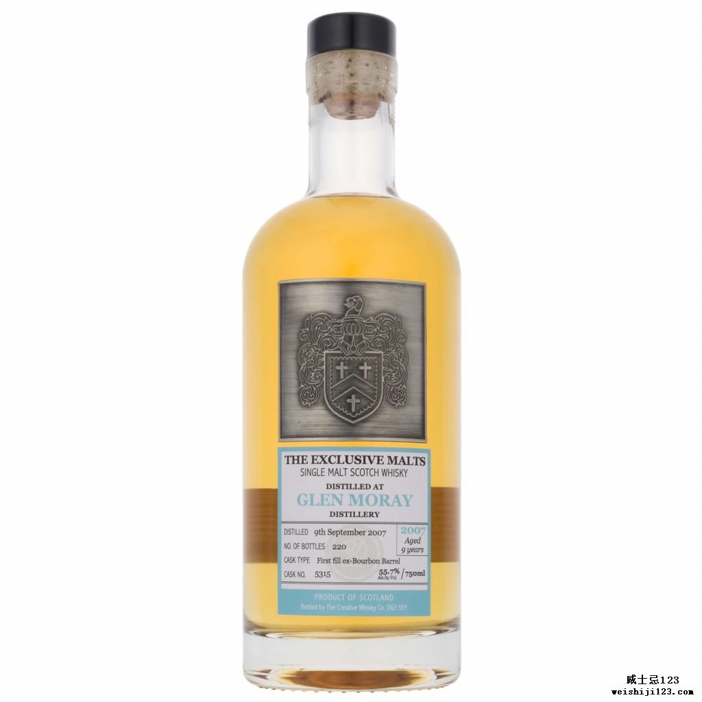 The Exclusive Malts Glen Moray 2007 9 Year Old