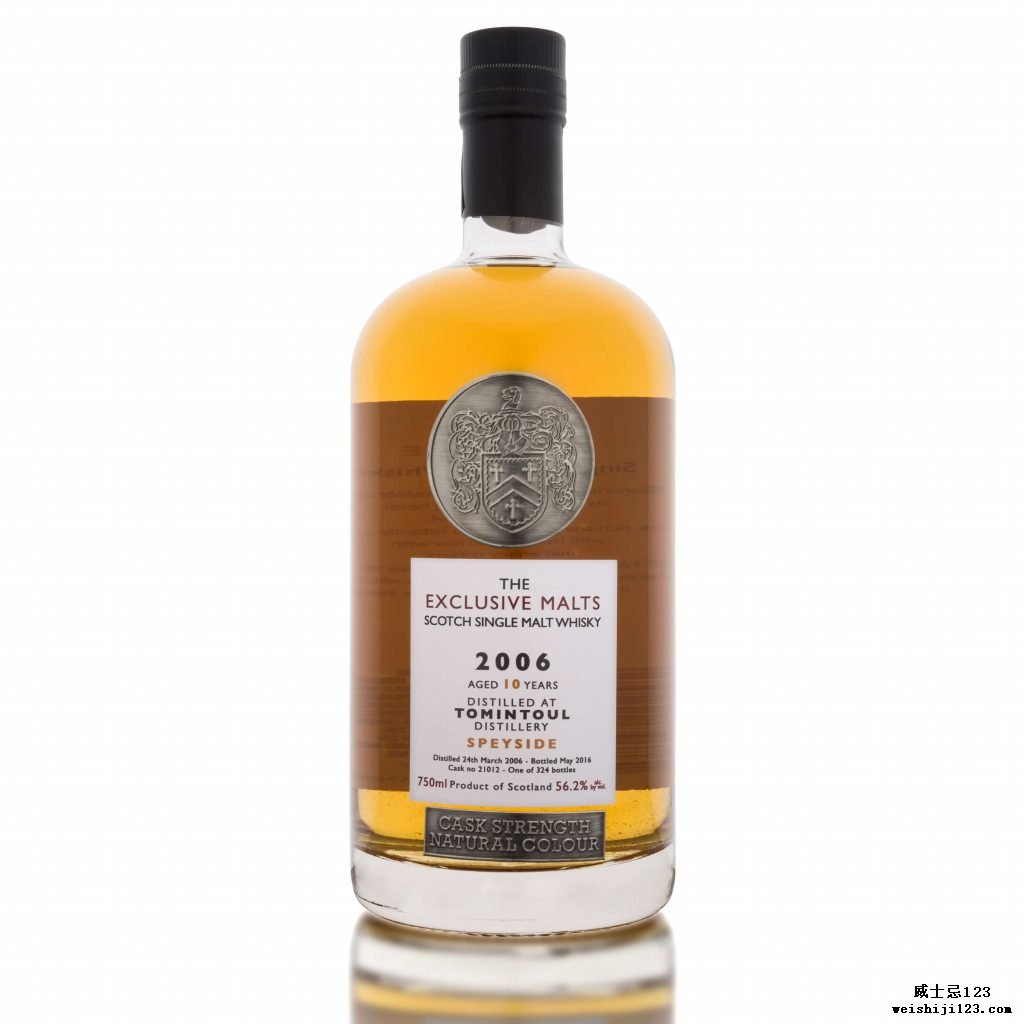 The Exclusive Malts Tomintoul 2006 10 年陈酿