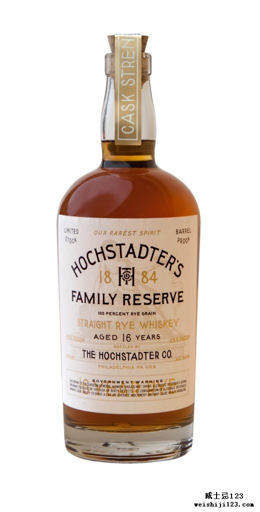 Hochstadter's Family Reserve 16 年黑麦