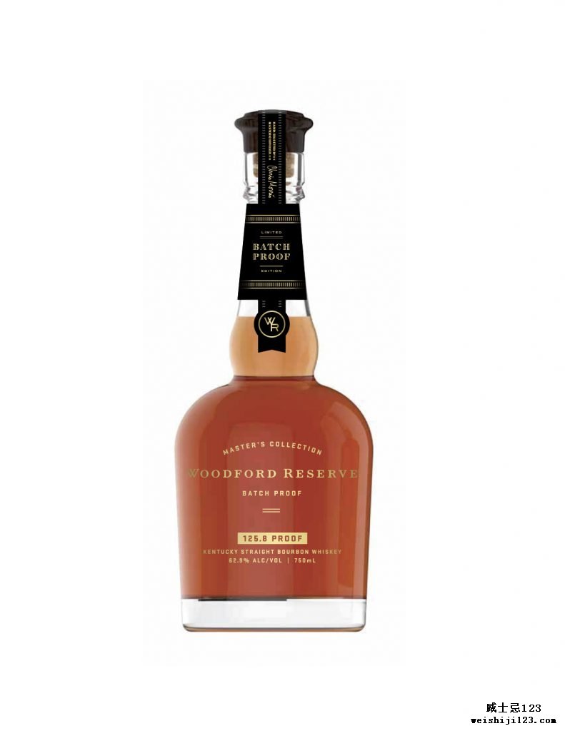 Woodford Reserve Master's Collection 2018 年批次证明