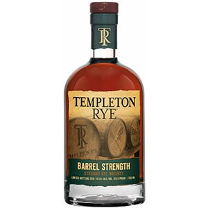 Templeton Barrel Strength Straight Rye（2019 版）