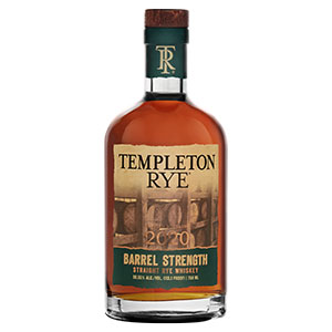 Templeton Barrel-Strength Straight Rye（2020 版）