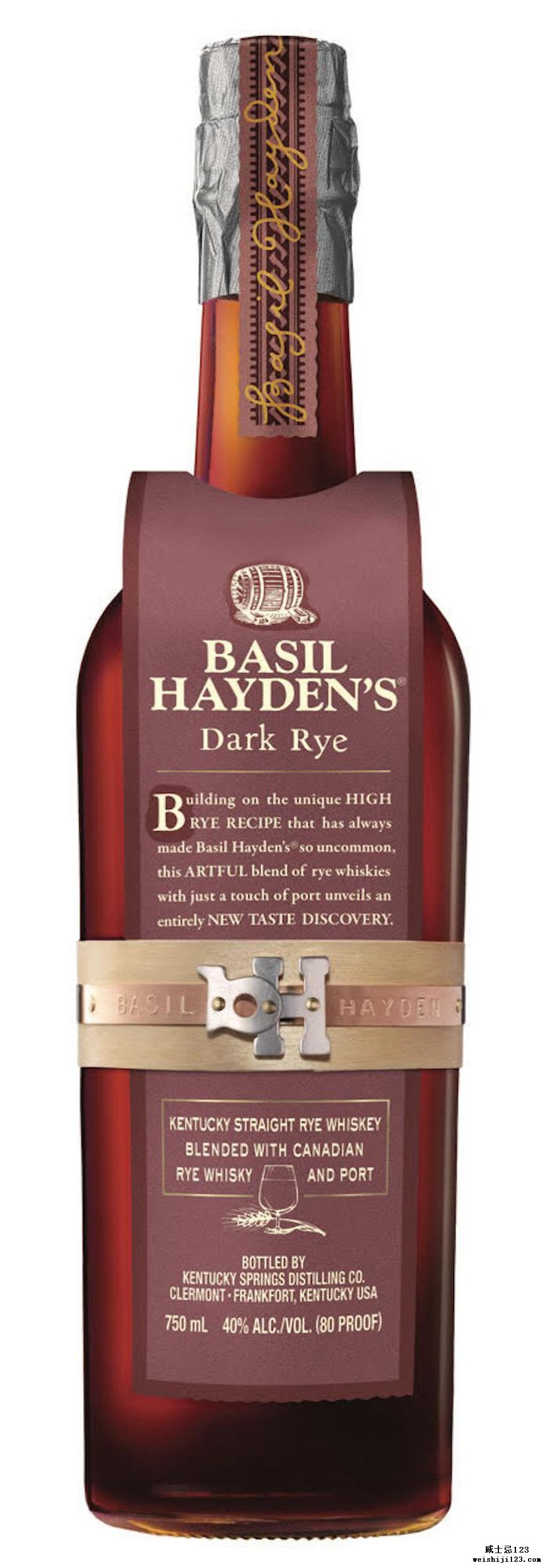 最佳波本威士忌和最佳黑麦_2018_Basil Haydens Dark Rye