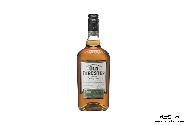 Old Forester欧佛斯特黑麦威士忌酒瓶