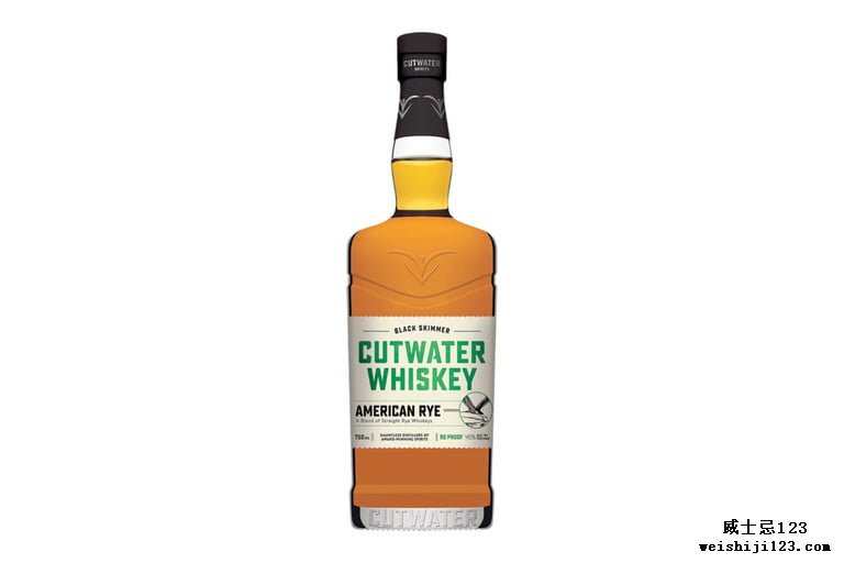 Cutwater Black Skimmer 黑麦威士忌瓶