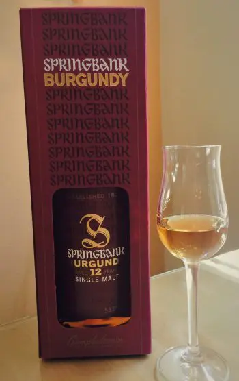 Springbank 勃艮第 12 倒酒