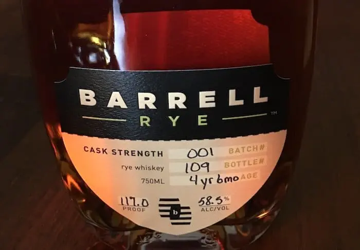 Barrell 黑麦批次 001