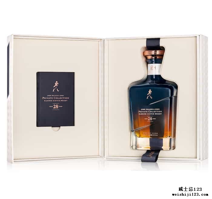 John Walker & Sons 私人收藏，28 年午夜混合