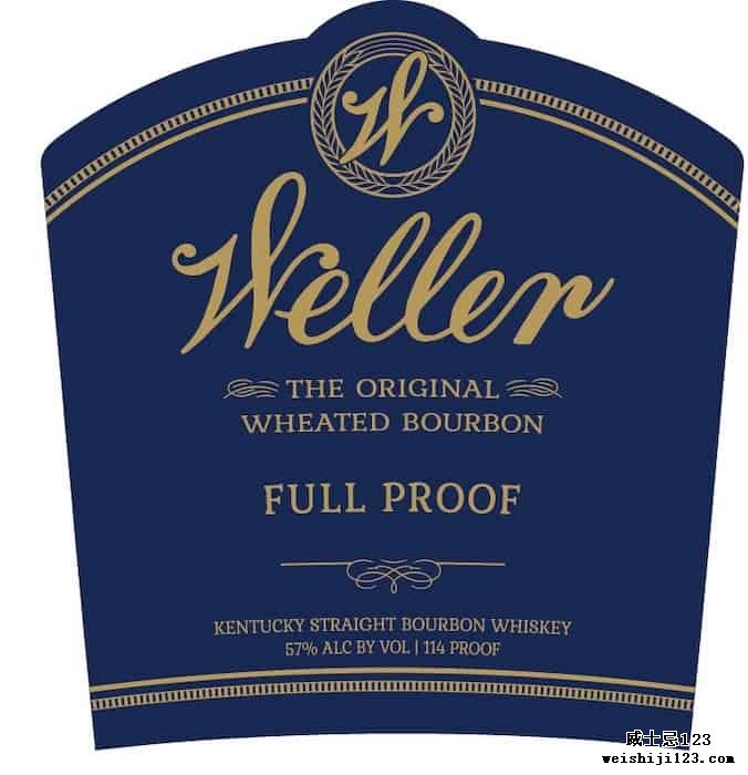 Weller Full Proof波本酒标签