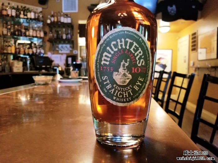 Michter's 10 年单桶黑麦 (2019)