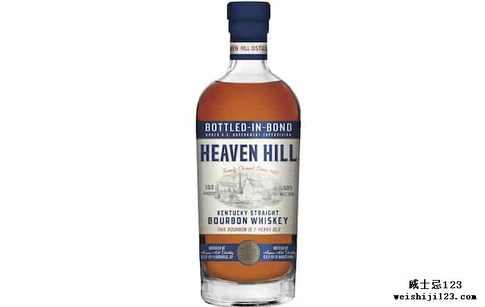 天堂山 7 年保税肯塔基纯波本威士忌（Heaven Hill 7-Year-Old Bottled-in-Bond Kentucky Straight Bourbon Whiskey）