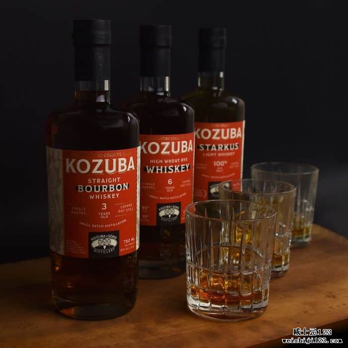 Kozuba & Sons 酿酒厂的威士忌
