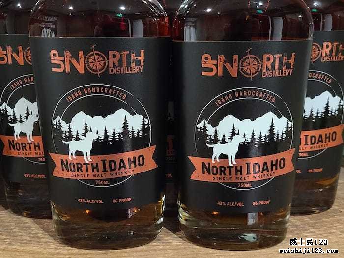 北爱达荷单一麦芽威士忌North Idaho Single Malt Whiskey