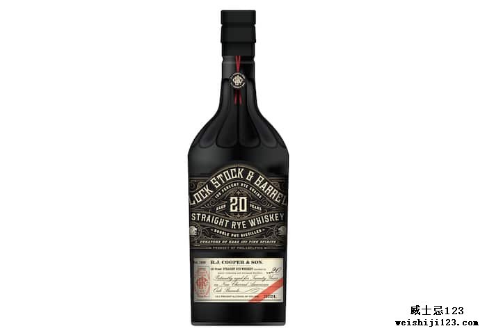 Lock, Stock & Barrel 20 年黑麦威士忌