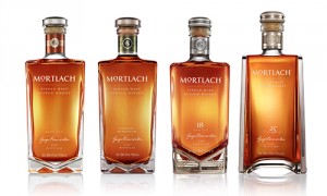 四种 Mortlach 单一麦芽威士忌。 图片由帝亚吉欧提供。