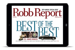 Robb Report 的 2014 年最佳封面。 图片由罗伯报告提供。