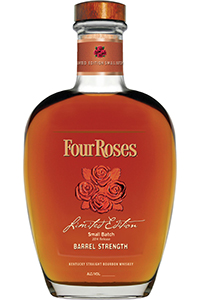 四朵玫瑰 2014 限量版小批量波本威士忌。 图片由四朵玫瑰提供。