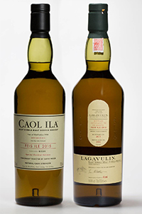 2015 年 Lagavulin 和 Caol Ila Feis Ile 节日装瓶。图片由帝亚吉欧提供。 