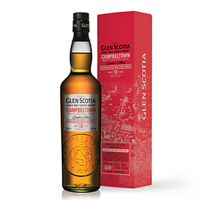 Glen Scotia 10 年波尔多酒桶熟成坎贝尔敦麦芽酒节（2020 年发布）。